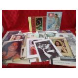 Assorted celebrities pictures lot. paper ephemera
