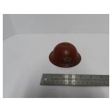 Tin Military helmet bank.