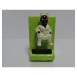 Mammy Match safe/box holder. Pottery.