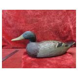 Antique duck decoy. Glass eyes.