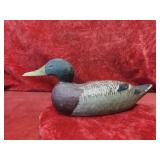 Antique duck decoy. Glass eyes.