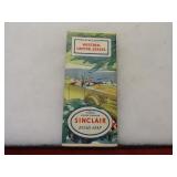 1935 Sinclair Route 66 Western states road map