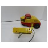 Vintage Battery op Nylint Lift pressed steel toy.