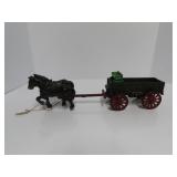 Cast iron Arcade McCormick deering wagon