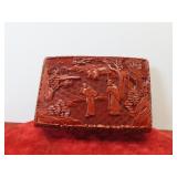 Vintage Chinese Cinnabar Lacquer box.