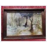 Pat Henderson Oshkosh, WI oil painting framed.