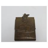 Vintage Marshall's Best flour brass paper clip