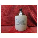 Chr. Hansen's Laboratory stoneware jug.