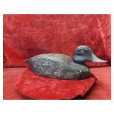 Antique duck decoy. Glass eyes.