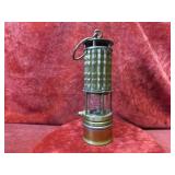 Antique Wolf safety lamp. Mining tools.