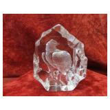 Mats Jonasson Crystal figure. Eagle.