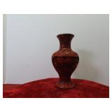 Vintage Chinese Cinnabar Lacquer vase.