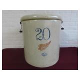 20 gallon Red Wing Stoneware pottery crock.