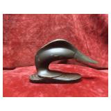 Gorham Founders Bronze Duck Paperweight