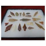 (21)prehistoric African bird points.