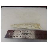 Prehistoric Native American Arrowhead point.