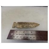 Prehistoric Native American Arrowhead point.