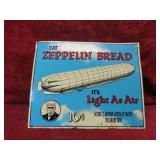 Eat Zeppelin Bread metal sign.