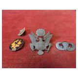 United States army pins, paratrooper,