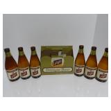 1966 Schlitz Draught Beer bottles w/carrier
