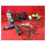Corded electric tool lot.