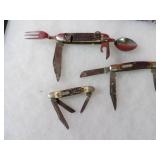 (3)Folding knives.