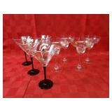 (8)Stemware glasses.