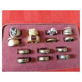 (14)Assorted jewelry ring lot.