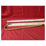 Map, Yardsticks, cane walking stick.