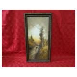 Framed artwork.
