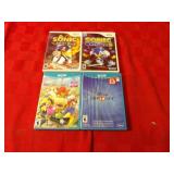 (4)Wii games w/cases.