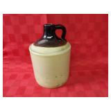 Brown top stoneware jug.