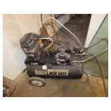 Black Max air compressor.