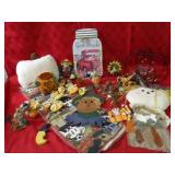 Fall harvest decor lot.