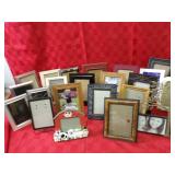 Assorted picture frame lot.