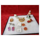 Showcase of collectibles.