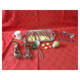 Vintage flatware utensils tray.