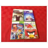 (4)XBOX 360 games w/cases.