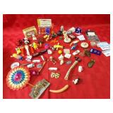 Pez dispensers, toys, misc.