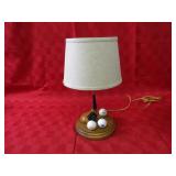Golf related table lamp.