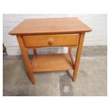 Side table drawer.