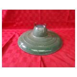 Porcelain enamel industrial light shade.