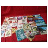 Vintage greeting cards & postcard lot.