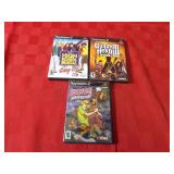 (3)Playstation 2 games w/cases.