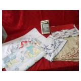 Twin Little mermaid sheets, linens.
