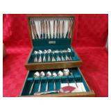 Community silver plate flatware set.