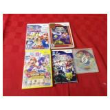 (5)Wii games w/cases.