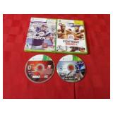 (4)XBOX 360 games w/cases.