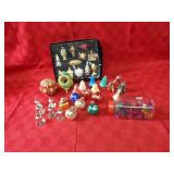 Vintage christmas ornaments.