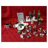 Vintage christmas decor & ornaments.